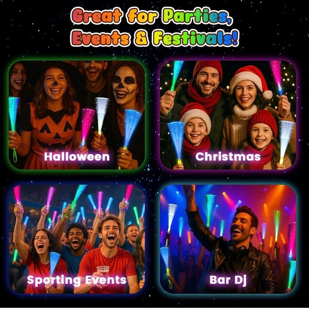 12pcs Glow Sticks Party Supplies